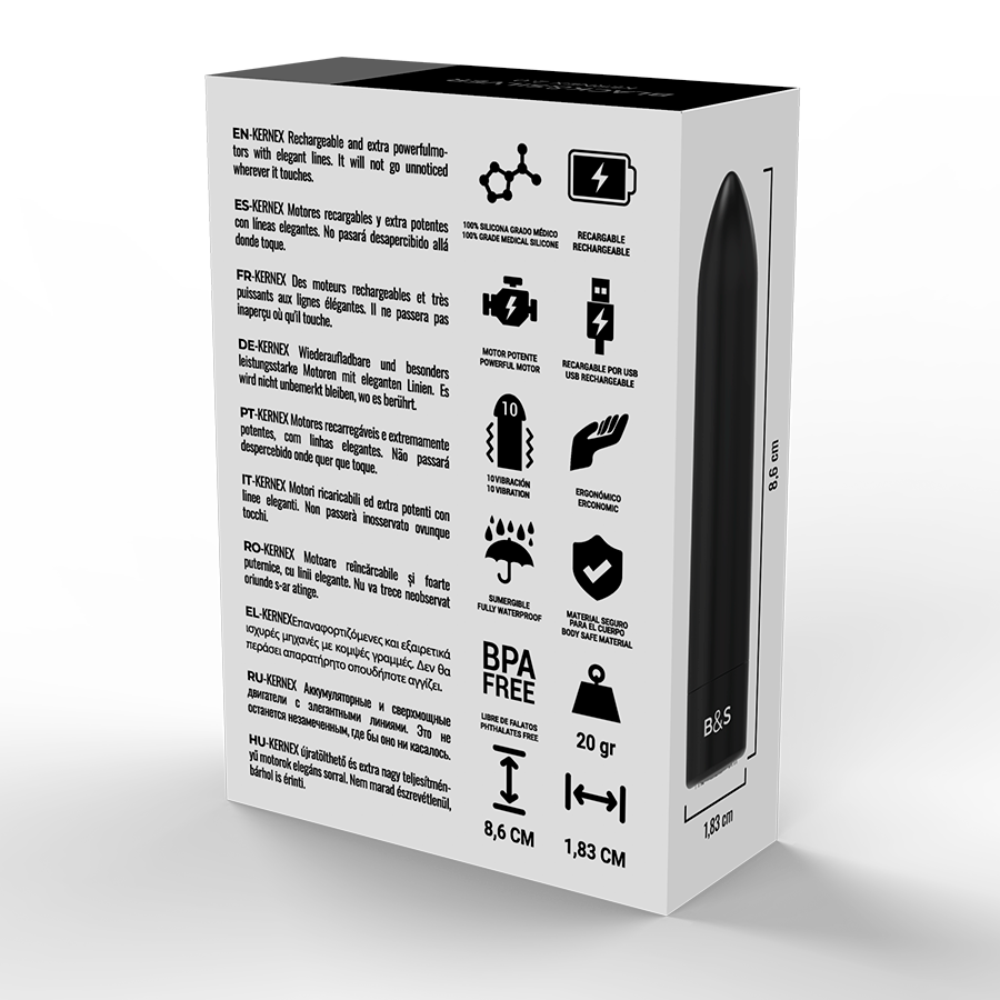 BLACK&SILVER - MINI VIBRO KERNEX 2
