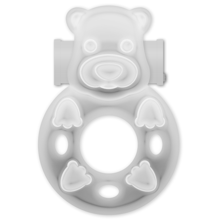 CASUAL LOVE - ANNEAU DE VIBRATEUR TRANSPARENT BUNNY