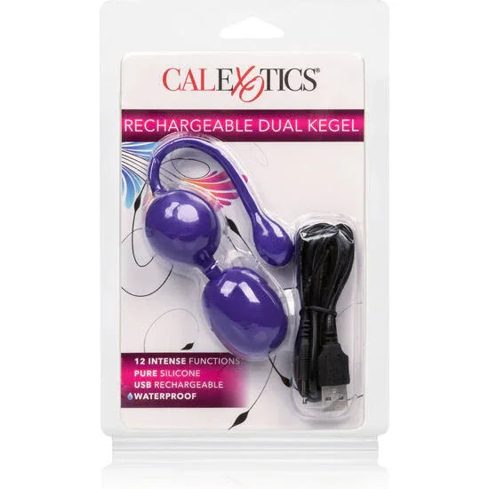 CALEXOTICS - RECHARGEABLE DUAL KEGEL VIOLET - Incandessens