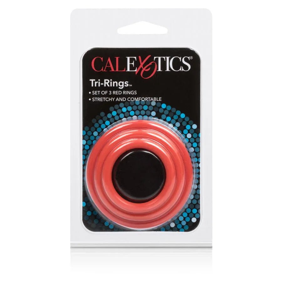 CALEXOTICS - JEU DE TROIS ANNEAUX ROUGE - Incandessens
