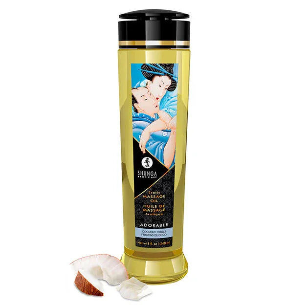 SHUNGA - HUILE DE MASSAGE ÉROTIQUE 240 ML - Incandessens