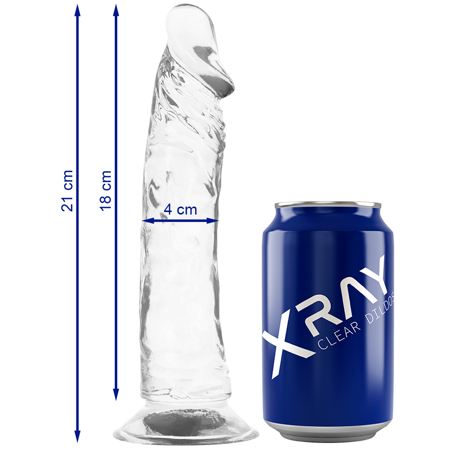 X RAY - GODE TRANSPARENT 21 CM -O- 4 CM