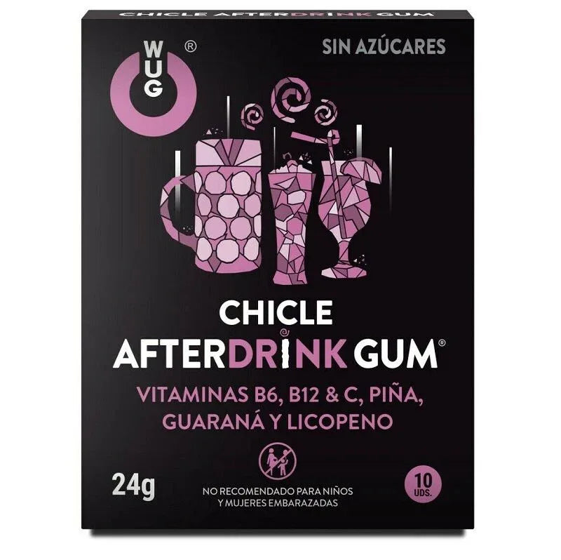 WUG GUM - AFTER DRINK HANGOVER 10 UNITS - Incandessens