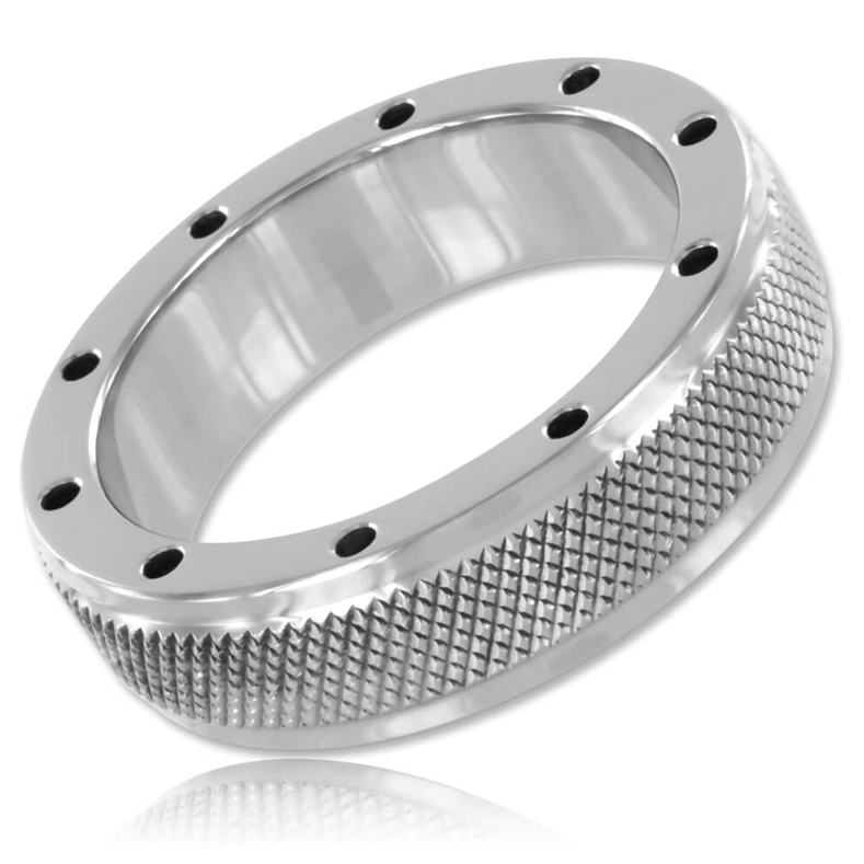 METAL HARD - ANNEAU PÉNIEN ET TESTICULES 45MM