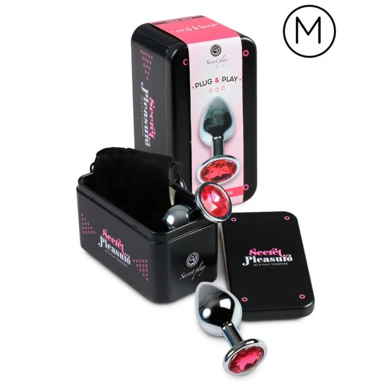 SECRETPLAY - PLUG ANAL FUCHSIA 8 CM - Incandessens