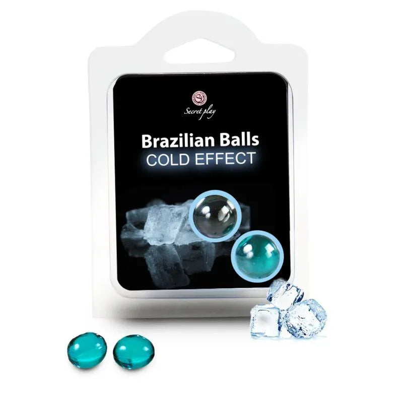 SECRETPLAY - BALLES BRÉSILIENNES EFFET FROID 2 UNITÉS - Incandessens