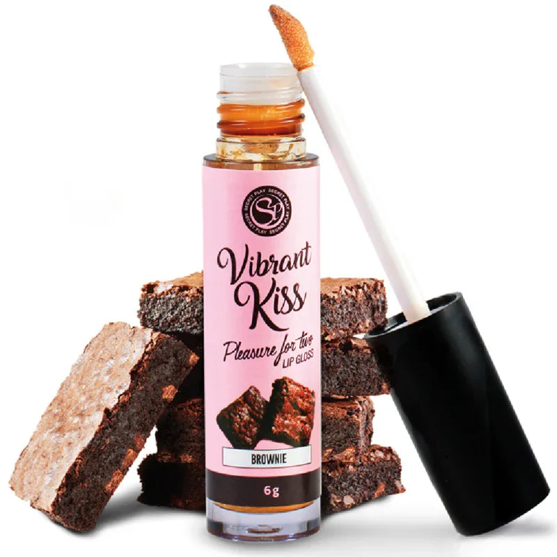 SECRETPLAY - GLOSS À LÈVRES VIBRANT KISS BROWNIE - Incandessens