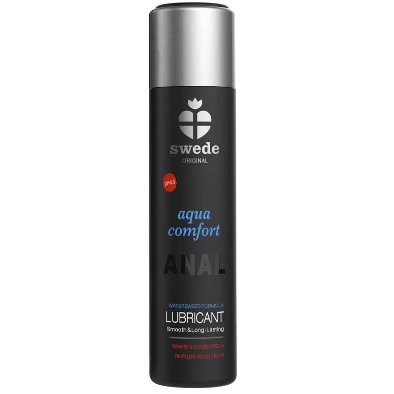 SWEDE - AQUA COMFORT ANAL LUBRIFIANT A BASE D'EAU 60 ML - Incandessens
