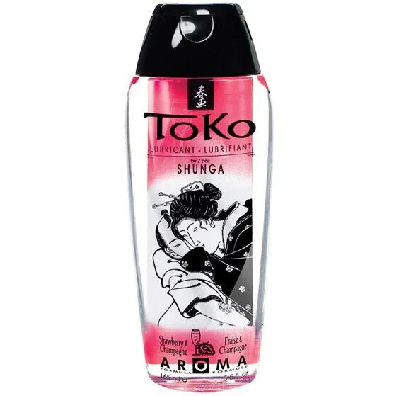 SHUNGA - LUBRIFIANT FRAISE ET CHAMPAGNE TOKO - Incandessens
