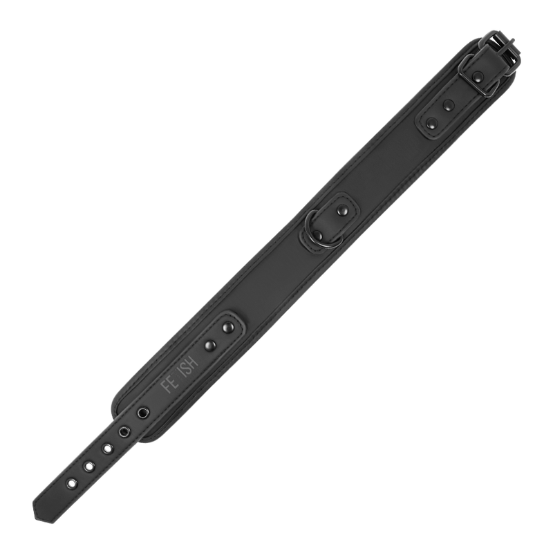 FETISH SUBMISSIVE - COLLIER CHAÎNE DOUBLURE EN NEOPRÈNE