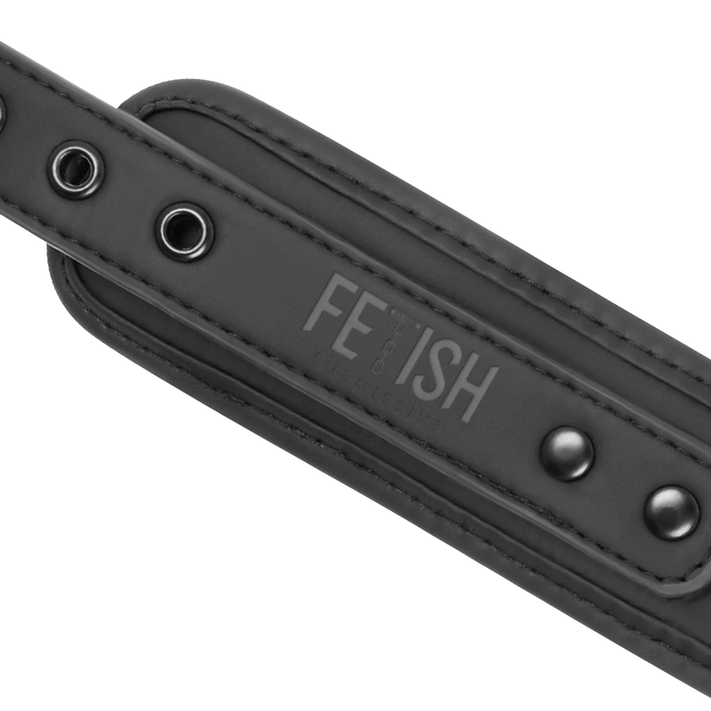 FETISH SUBMISSIVE - COLLIER CHAÎNE DOUBLURE EN NEOPRÈNE