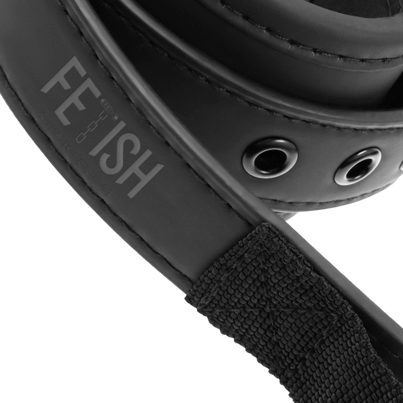 FETISH SUBMISSIVE - MENOTTES DOUBLURE NEOPRÈNE AVEC POIGNÉE