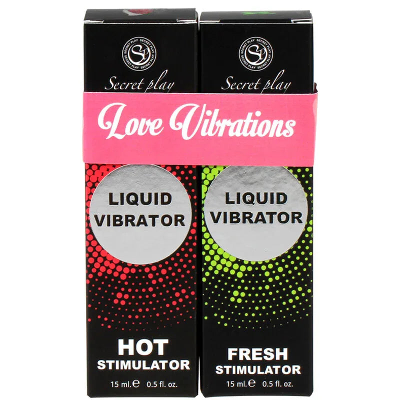 SECRETPLAY - VIBRATEUR LIQUIDE PACK LOVE VIBRATIONS - Incandessens