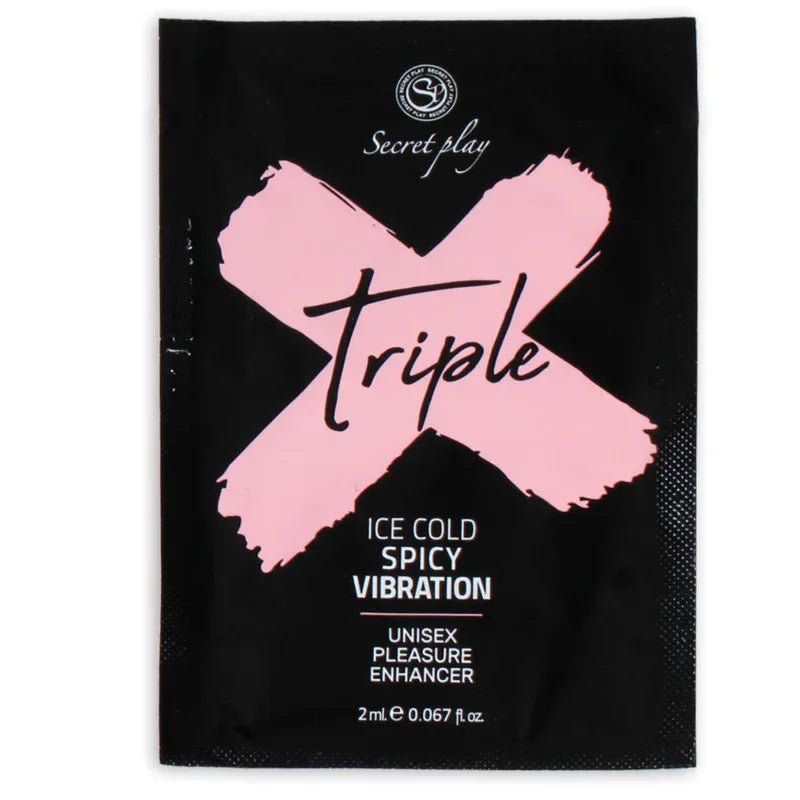 SECRETPLAY - UNIDOSE TRIPLE X INTENSIFICATEUR DE PLAISIR - Incandessens
