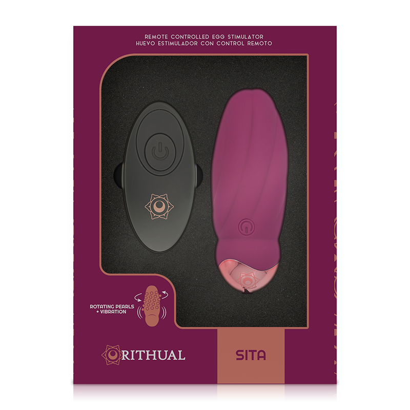 RITHUAL - SITA OEUF TÉLÉCOMMANDE ROTATION + VIBRATION