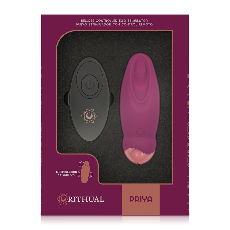 RITHUAL - PRIYA OEUF TÉLÉCOMMANDE G-SPOT + VIBRATION