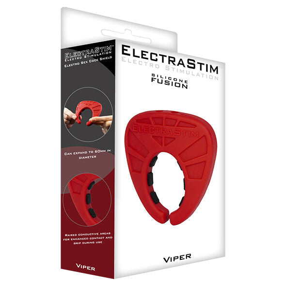 ELECTRASTIM - PROTÈGE SEXE VIPER SILICONE FUSION