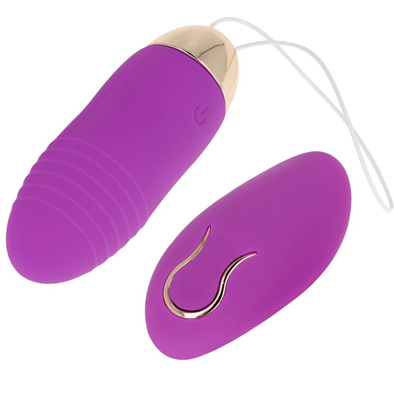 OHMAMA - OEUF VIBRANT TÉLÉCOMMANDE 10 VITESSES VIOLET