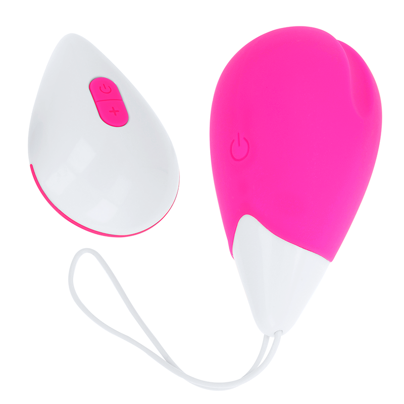OHMAMA - OEUF VIBRANT TEXTURÉ 10 MODES ROSE ET BLANC