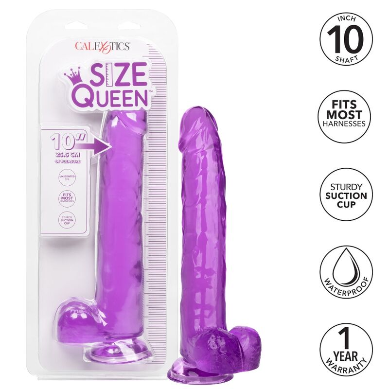 CALEXOTICS - GODE SIZE QUEEN VIOLET 25,5 CM Ø 5 CM