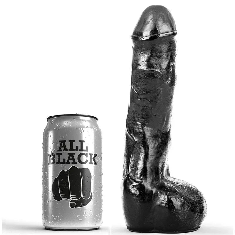 ALL BLACK - PENE ANAL RÉALISTE 20 CM - Incandessens