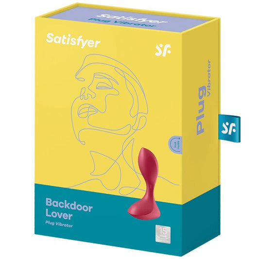 SATISFYER - PLUG VIBRANT BACKDOOR LOVER ROUGE