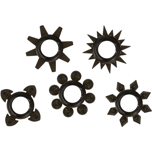 OHMAMA - LOT DE 5 ANNEAUX COCKIRNG EN SILICONE