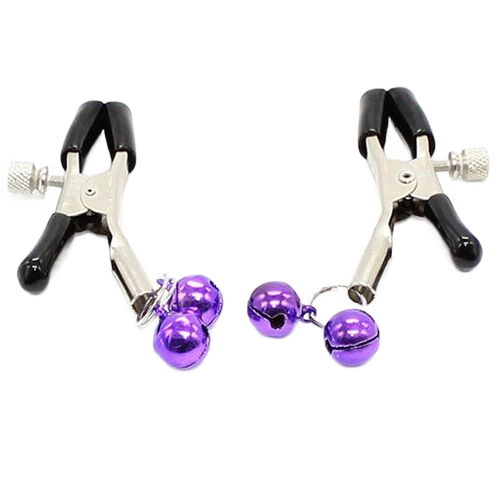 OHMAMA FETISH - PINCES A TETONS CLOCHE LILAS