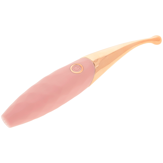 OHMAMA - STIMULATEUR DE CLITORIS RECHARGEABLE ROSE ET OR