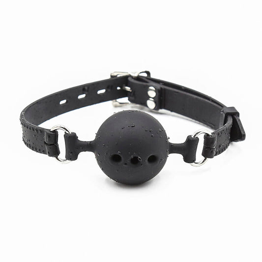 OHMAMA FETISH - BAILLON BOULE EN SILICONE RESPIRANT TAILLE L
