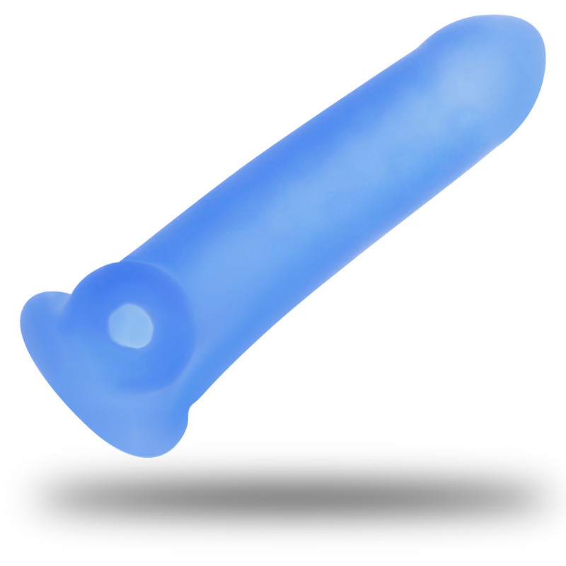 OHMAMA - MANCHON GAINE EN SILICONE EN SILICONE BLEU