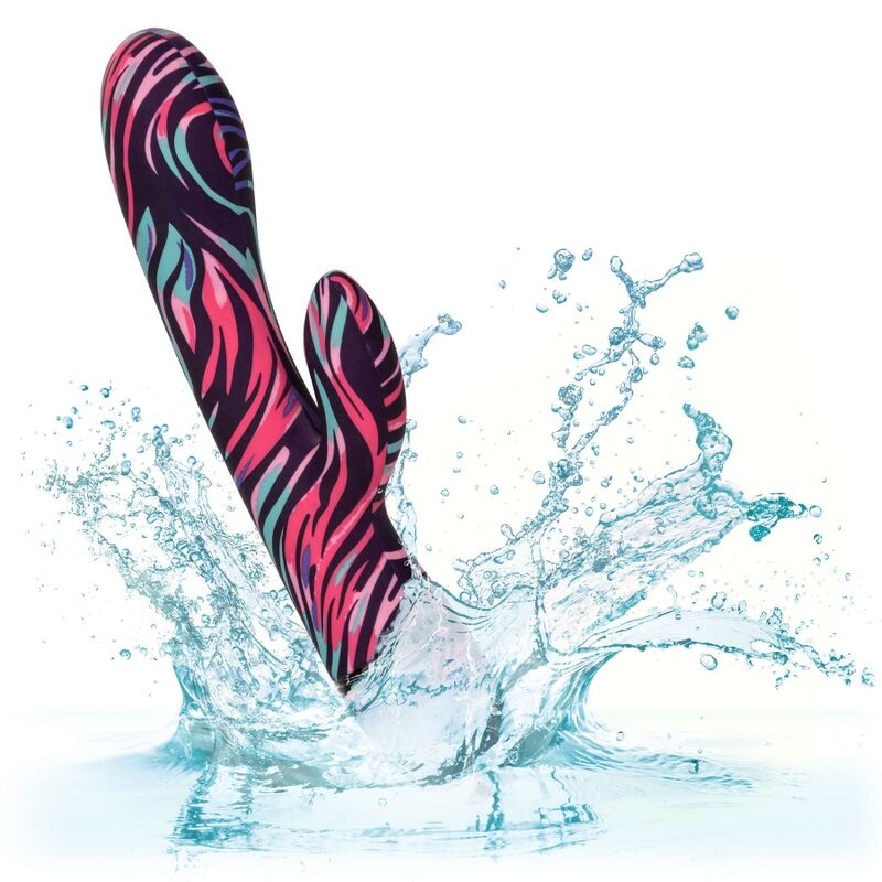 CALEXOTICS - VIBROMASSEUR DOUBLE STIMULATION POINT G & CLITORIS - 10 MODES USB