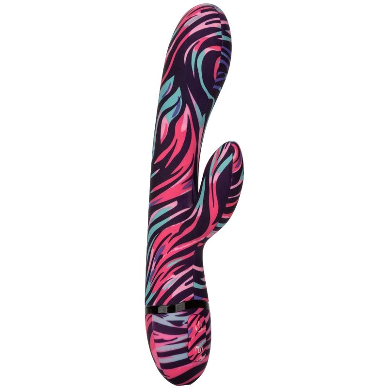 CALEXOTICS - VIBROMASSEUR DOUBLE STIMULATION POINT G & CLITORIS - 10 MODES USB