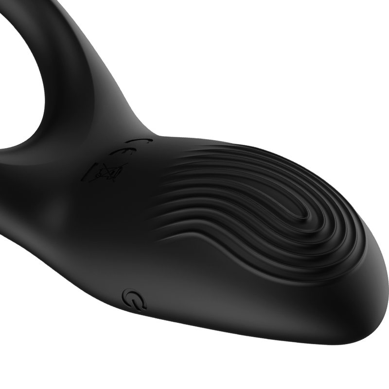 IBIZA - ANNEAU VIBRANT TÉLÉCOMMANDÉ COUPLE 10 MODES RECHARGEABLE USB ÉTANCHE