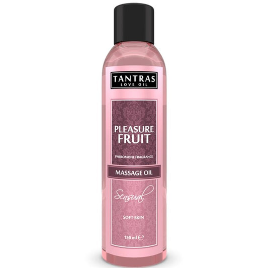 INTIMATELINE - HUILE DE MASSAGE TANTRAS PLEASURE FRUIT AUX PHEROMONES 150 ML