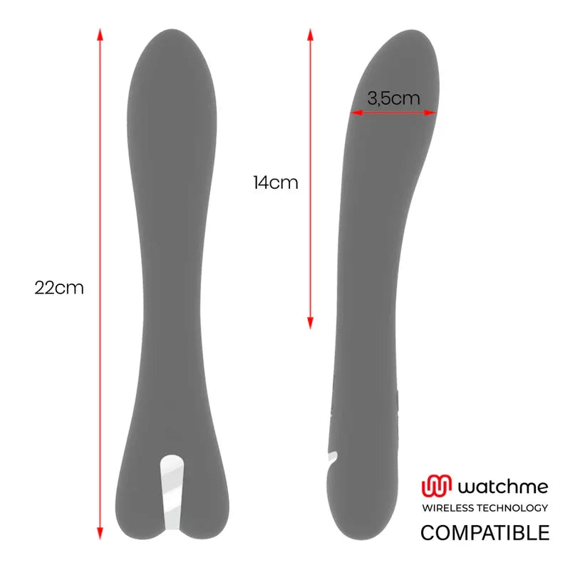 BRILLY GLAM - RYAN VIBRATEUR WATCHME TECHNOLOGIE SANS FIL COMPATIBLE - Incandessens