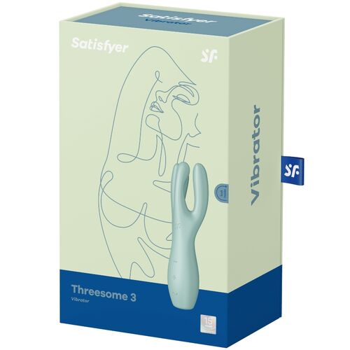 SATISFYER - STIMULATEUR VIBRANT THREESOME 3