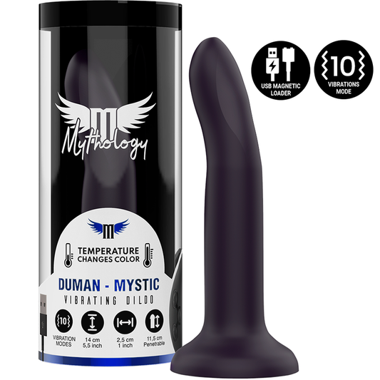 MYTHOLOGY - DUMAN MYSTIC DILDO S - VIBRATEUR WATCHME TECHNOLOGIE SANS FIL COMPATIBLE