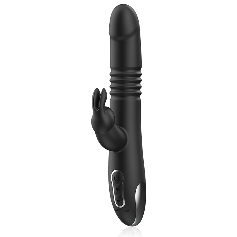 BLACK&SILVER - VIBROMASSEUR VA & VIENT COMPATIBLE AVEC LA TECHNOLOGIE SANS FIL WATCHME