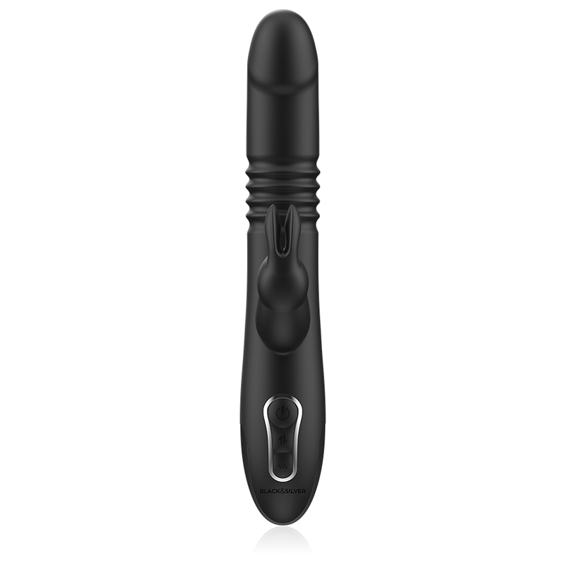 BLACK&SILVER - VIBROMASSEUR VA & VIENT COMPATIBLE AVEC LA TECHNOLOGIE SANS FIL WATCHME