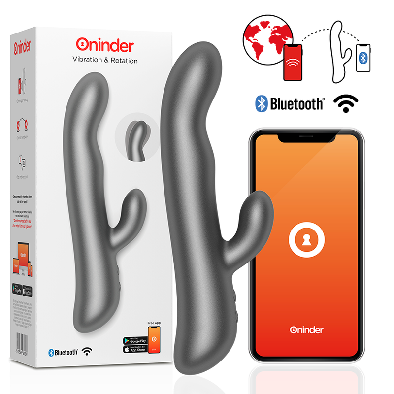 ONINDER - OSLO VIBRATION ET ROTATION VIBROMASSEUR CONNECTE