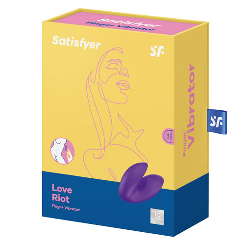 SATISFYER - VIBRATEUR CLITORIS DOIGTS LOVE RIOT