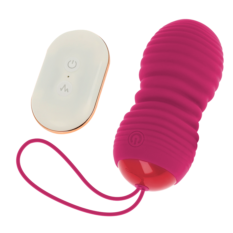 OHMAMA - OEUF VIBRANT TELECOMMANDE 7 MODES ROSE 8 CM