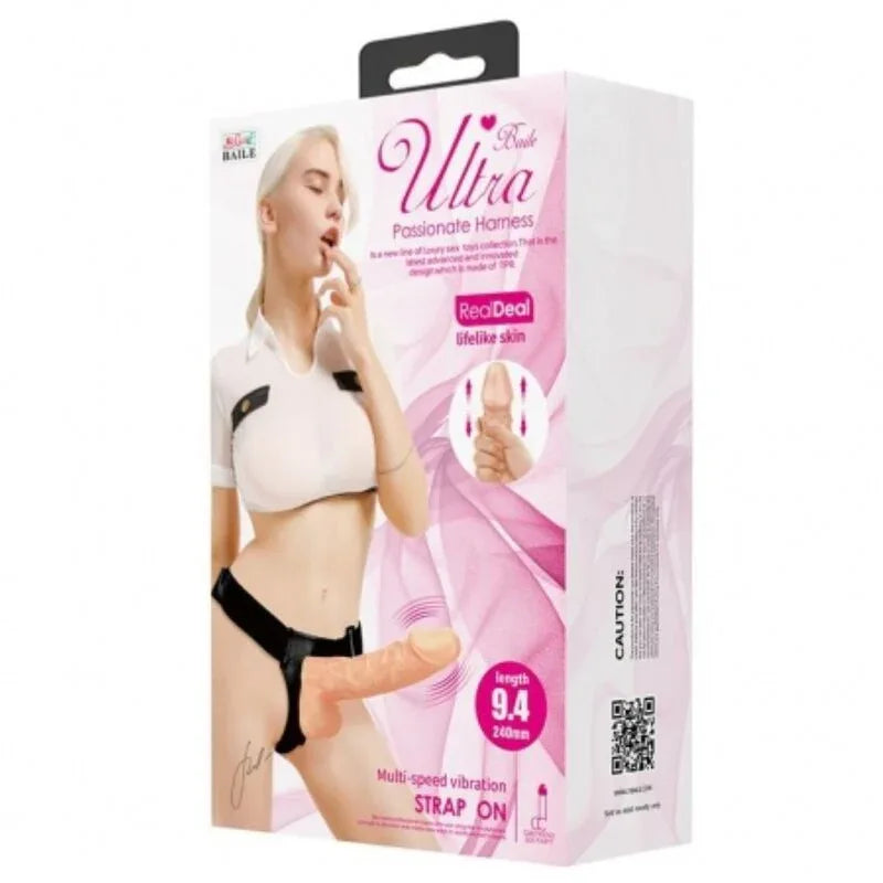 BAILE - HARNAIS DE ULTRA PASSIONNÉE 24 CM NATUREL - Incandessens