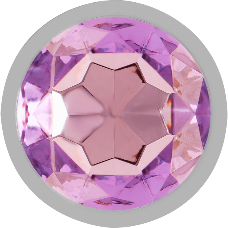 INTENSE PLUG ANAL MÉTAL ALUMINIUM CRISTAL VIOLET TAILLE L BIJOU LUXE 175G