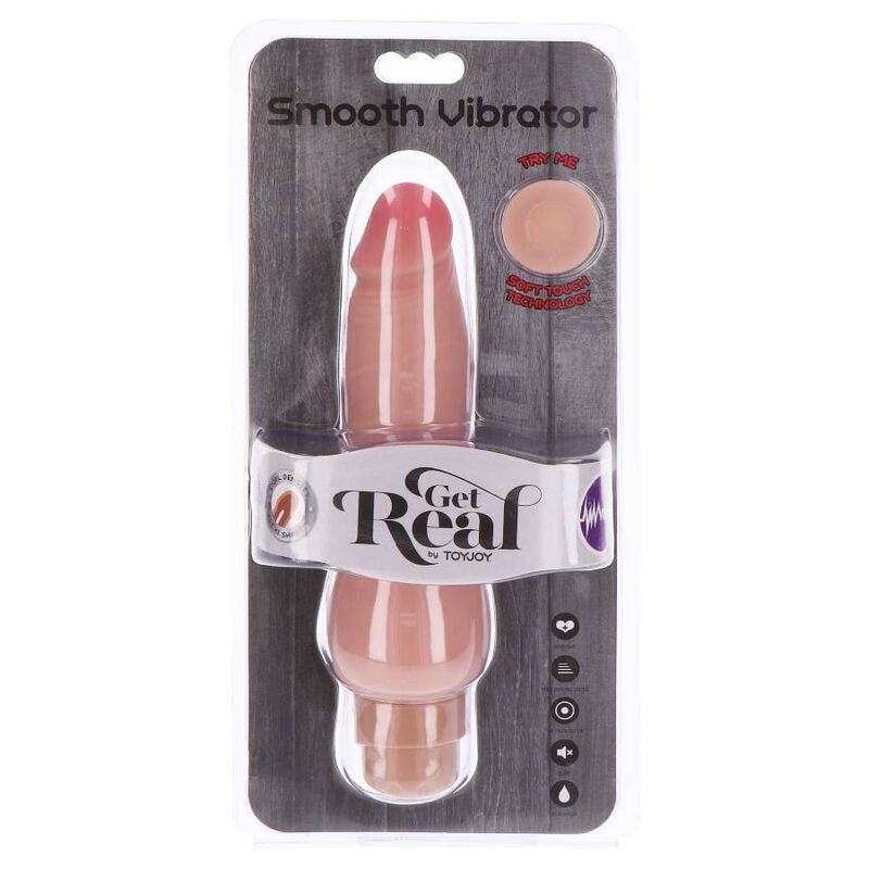 GET REAL - VIBRATEUR LISSE DOUBLE DENSITE
