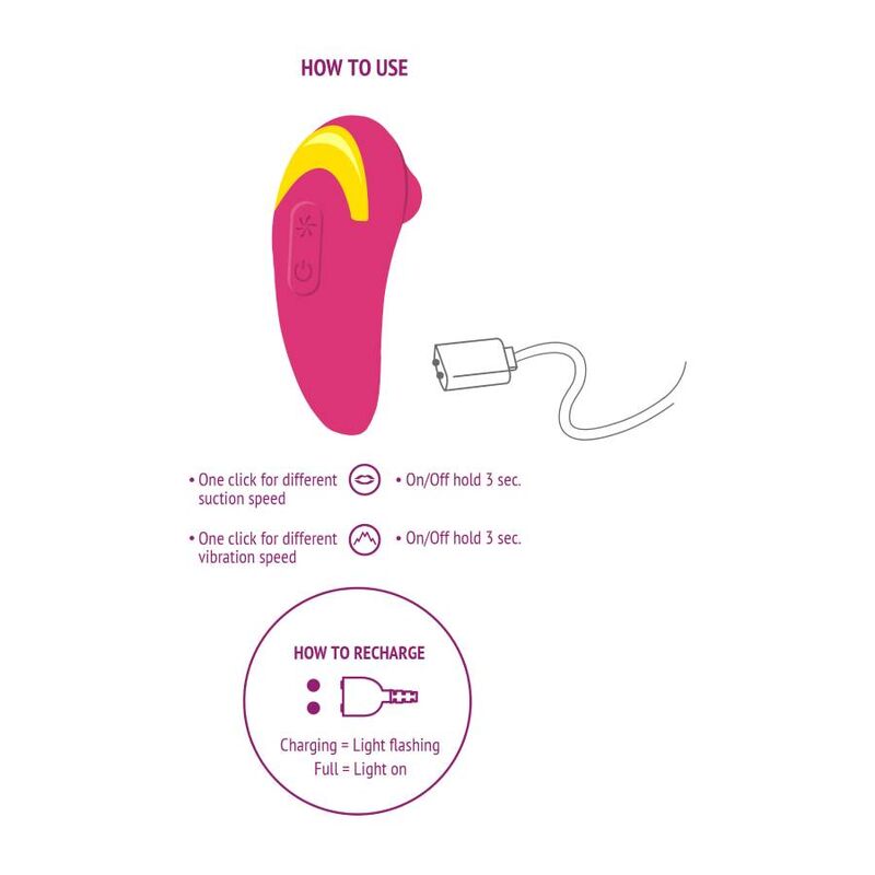 XOCOON - STIMULATEUR D'AMOUR INFINI FUCHSIA