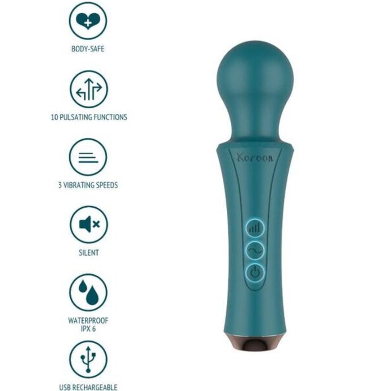 XOCOON - VIBROMASSEUR WAND VERT