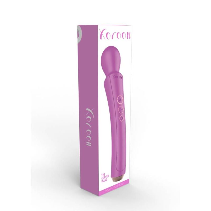 XOCOON - VIBROMASSEUR WAND COURBE FUCHSIA