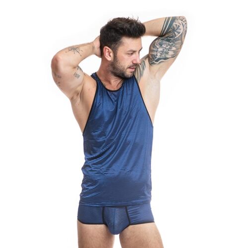 ANAIS MEN - DEBARDEUR HOMM NAVAL BLEU MARINE